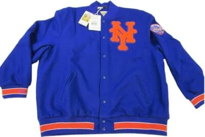 Abrigo chaqueta de lana Mitchell & Ness 1969 de los New York Mets para hombre $500 Foto 1 de 4