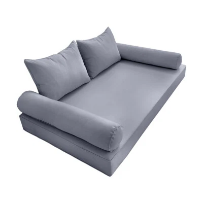 5PC Pipe Daybed Mattress Cushion Bolster Pillow Complete Set S.4 Twin-XL AD001 - Image 1 of 4