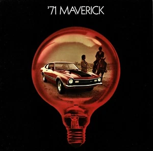 1971 Ford Maverick 2-Door 4-Dood Grabber (NOS) Dealer Sales Brochure - Picture 1 of 1