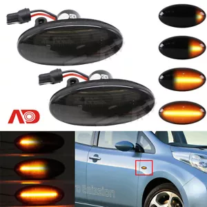 2x INTERMITENTES LATERALES LED NEGROS PARA SMART FORFOUR NISSAN MICRA - Imagen 1 de 12