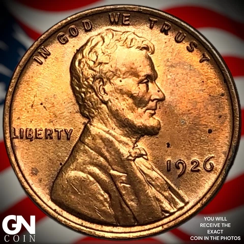 1926 P Lincoln Cent Wheat Penny  Q7058 Cover