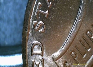 2021-P Lincoln Sheild Penny Die Gouge New Find Error coin - Picture 1 of 5