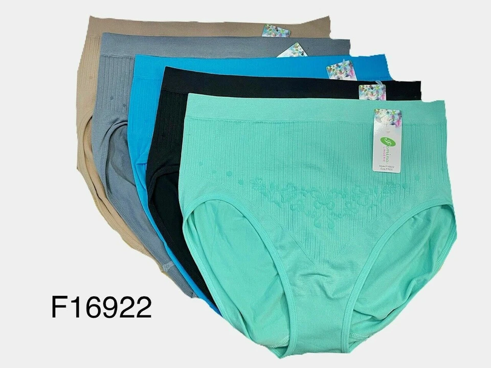 Lot of 3-6 Womens High Waist Stretch Tummy Control Body Shaper Panties Under 22 - Image 1 of 3