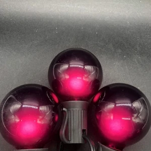 Noma 3 Purple Soft Glow Replacement Light Patio Halloween Lights Globe Round New - Picture 1 of 10