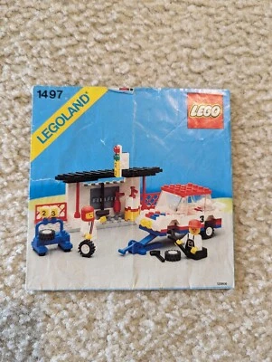 Lego #1497 Rally and Pitcrew Team Instruction Manual - Vintage Booklet - Image 1 of 2