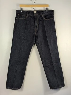 Pantalones de mezclilla Dockers para hombre 36x29 tiro medio pierna recta lavado oscuro informales negros Foto 1 de 4