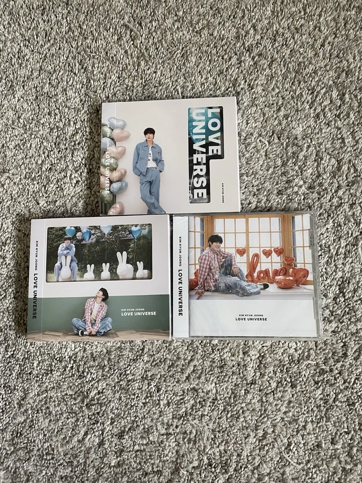 Kim Hyun Joong Love Universe Cd/dvd Set Of 3 Type A,B,C K Pop NEW SEALED Rare Foto 1 de 4