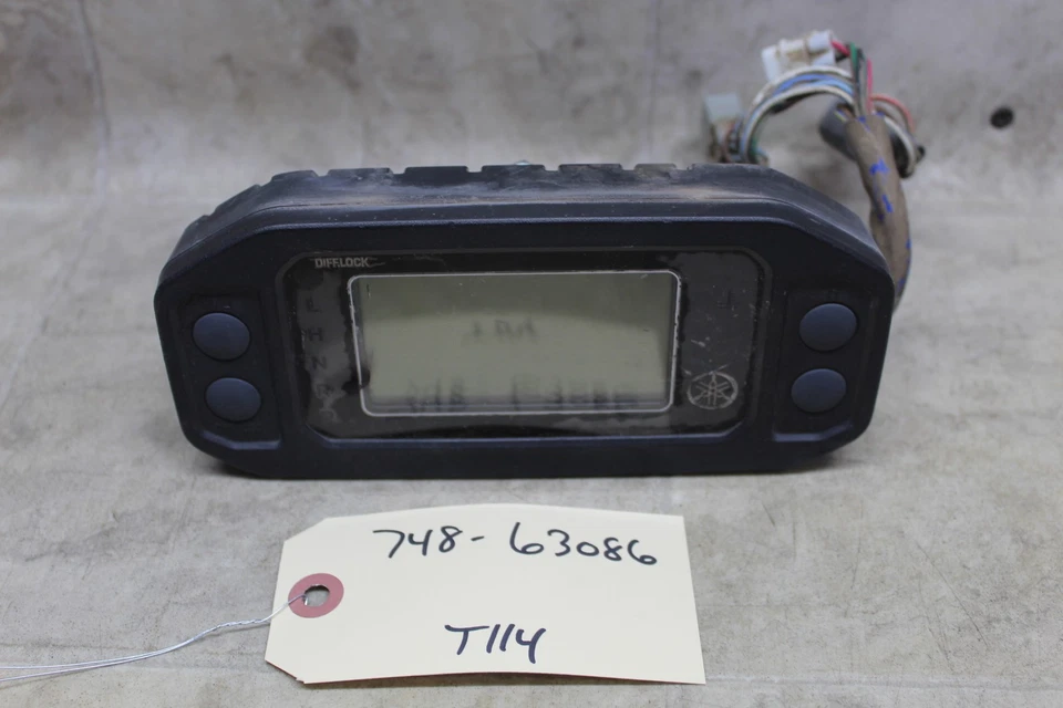 2008-2014 Yamaha Grizzly 450 оригинальный спидометр указатель дисплей кластер - Изображение 1 из 4