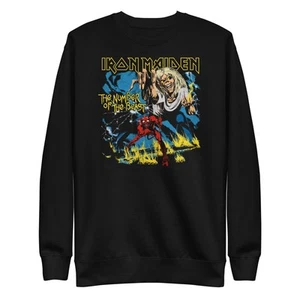 MerchMoment Iron Maiden - The Number of the Beast Sweatshirt Sweatshirt Black Ne - Picture 1 of 1