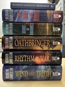 Complete Stormlight Archive Series + Novella Hardcover Set Brandon Sanderson 1-5 - Picture 1 of 24