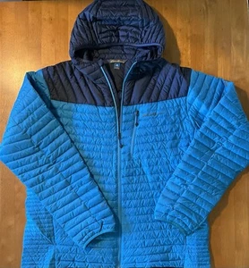 Eddie Bauer MicroTherm 2.0 Hooded 800 Fill Goose Down Jacket Storm Down Men’s XL - Picture 1 of 22