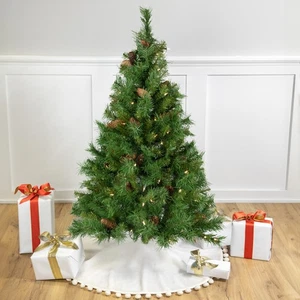 Northlight 4' x 30" Dakota Red Pine Full Artificial Christmas Tree Clear Lights - Picture 1 of 6