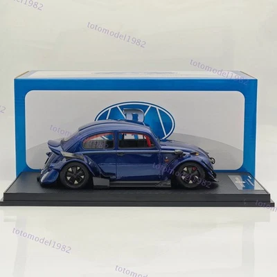 1/18 Volkswagen VW Beetle RWB Robert Design Resin Model Car Limited Edition Blue - Image 1 of 4