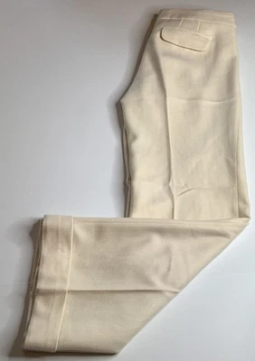Pantalones para mujer J Crew talla 6 City Fit 100 % lana beige forrados secretaría oficina Foto 1 de 4