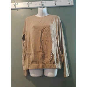 T-shirt tweed marca xl manica a costine colore oliva xl nuova con etichetta - Foto 1 di 2