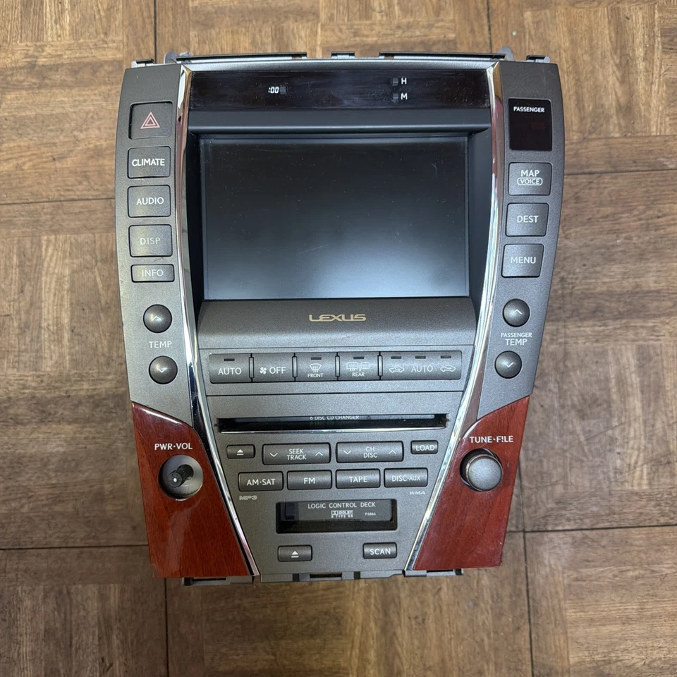 2007-2009 LEXUS ES350 FRONT NAVIGATION RADIO STEREO SCREEN UNIT 86430-33011 OEM - Image 1 of 4