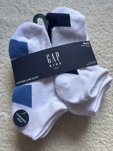Low cut Gap boy sock 6 pairs size shoe 10-4 - Picture 1 of 3