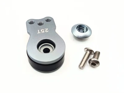 Servohorn 25T passend für Futaba Savöx MKS SRT Servo - Aluminium grau mit Servos - Bild 1 von 4