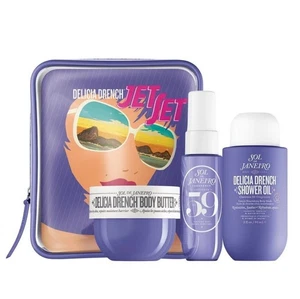 SOL DE JANEIRO Delicia Drench Jet Set - Cheirosa 59, Shower Oil, Body Butter NEW - Picture 1 of 3