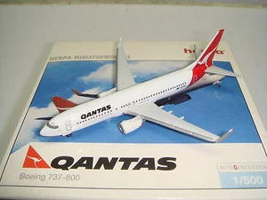 Herpa Wings Qantas Airways B737-800WL "1990s color - Broome" NG 1:500 - Picture 1 of 1