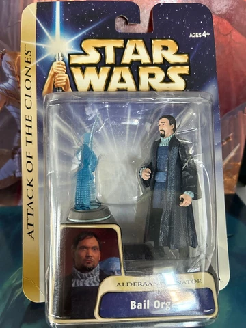 Bail Organa Alderaan Senator Star Wars 2003 Attack of the Clones figure hologram Cover