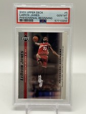 2003-04 Upper Deck Phenomenal Beginning Rookie Lebron James #5 RC PSA 10 