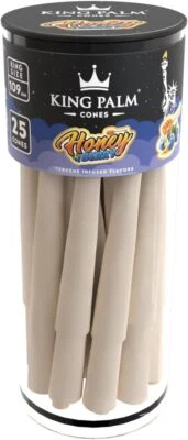 King Palm | King Size | Honey Berry | Conos y puntas orgánicas prerolled | 25 unidades Foto 1 de 4