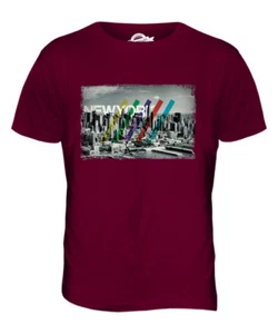NEW YORK SKYLINE MENS T-SHIRT TEE TOP GIFT USA ARCHITECTURE - Picture 1 of 21
