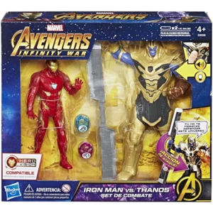 Avengers Marvel Infinity War Iron Man vs Thanos Battle Figure - FRENCH LANGUAGE - Picture 1 of 8