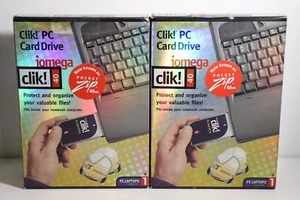 Vintage - Iomega Clik ! Lecteur Carte PC 40 Mo pour PC Portable Neuf Scellé - Photo 1/18