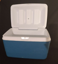 Vintage Rubbermaid Cooler 37 QT Model # 1935 Blue & White Made By Gott Corp USA