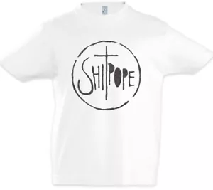 Shitpope Kids Boys T-Shirt Glow Series Band Symbol Sign Logo Music Wrestling Fun - Picture 1 of 1