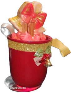 Hot Vanilla Coffee Custom Hand Poured Scented Soy Candle - Picture 1 of 4