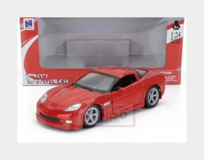 1:24 NEWRAY Chevrolet Corvette C6 Grand Sport Coupe 2007 Red NY71913iR MMC - Image 1 of 2