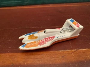 RARE Vintage 1995 Mattel Hot Wheels Oceanics Hydroplane Car Loose White Thailand - Picture 1 of 21