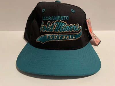 De colección Sacramento Gold Miners CFL Starter Snapback Gorra Gorra Nueva con Etiquetas Rara Foto 1 de 4