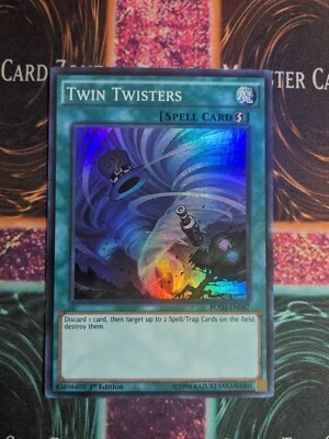 Yu-Gi-Oh! Twin Twisters BOSH-EN067 1st Edition Super Rare NM - Image 1 of 4