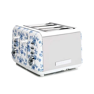 Laura Ashley 4 Slice Toaster China Rose LAT4CR - Picture 1 of 13