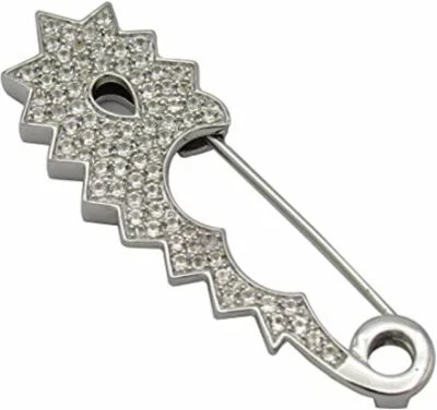 Prendedor de seguridad Margo Manhattan 0,86 ctw topacio blanco con púas "Frauke" nuevo con etiquetas Foto 1 de 4