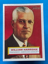 2005 Topps Heritage William Harridge #1