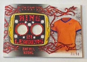 2022 Leaf ITG Ring Leaders Relic Rafael Nadal Tennis 21/50 - Picture 1 of 2