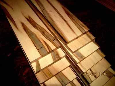 GREEN VALLEY WOOD PRODUCTS TEN (10) THIN, KILN DRIED, SANDED AMBROSIA MAPLE 12" X 3" X 1/2" LUMBER WOOD