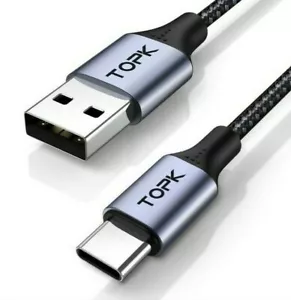 Charging Cable For Samsung Galaxy S22/S23FE Quick Charger Strong Braided 1m Long - Picture 1 of 8
