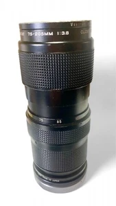 Vivitar 75mm 205mm f3.8 Close Focus Auto Zoom Camera Lens FD Canon Mount - Picture 1 of 7