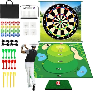 Golf Game Golf Chipping Game: Double Sided Golf Games for Kids Adults, Indoor/Ou - Picture 1 of 12