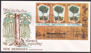 NEW HEBRIDES 1968 Timber Industry FDC......................................55061 - Picture 1 of 1