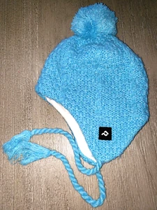 JUPA brand GIRLS KNIT WINTER HAT FLEECE LINED braids SIZE XS 2 TO 5 cute! - Picture 1 of 1