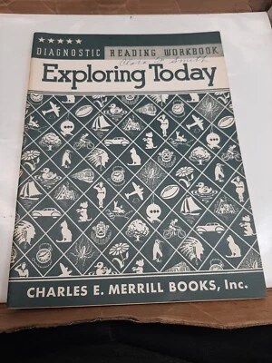 Exploring Today Diagnostic Reading Workbook 1937 Charles E. Merrill - Image 1 of 4