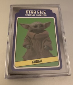 2022 Topps STAR WARS STAR FILES Set NYCC Comic Con Exclusive Foil GROGU AHSOKA