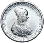 Westfalen - Münze - 50 Mark 1923 - Annette von Droste-Hülshoff 1797-1848 - Pferd